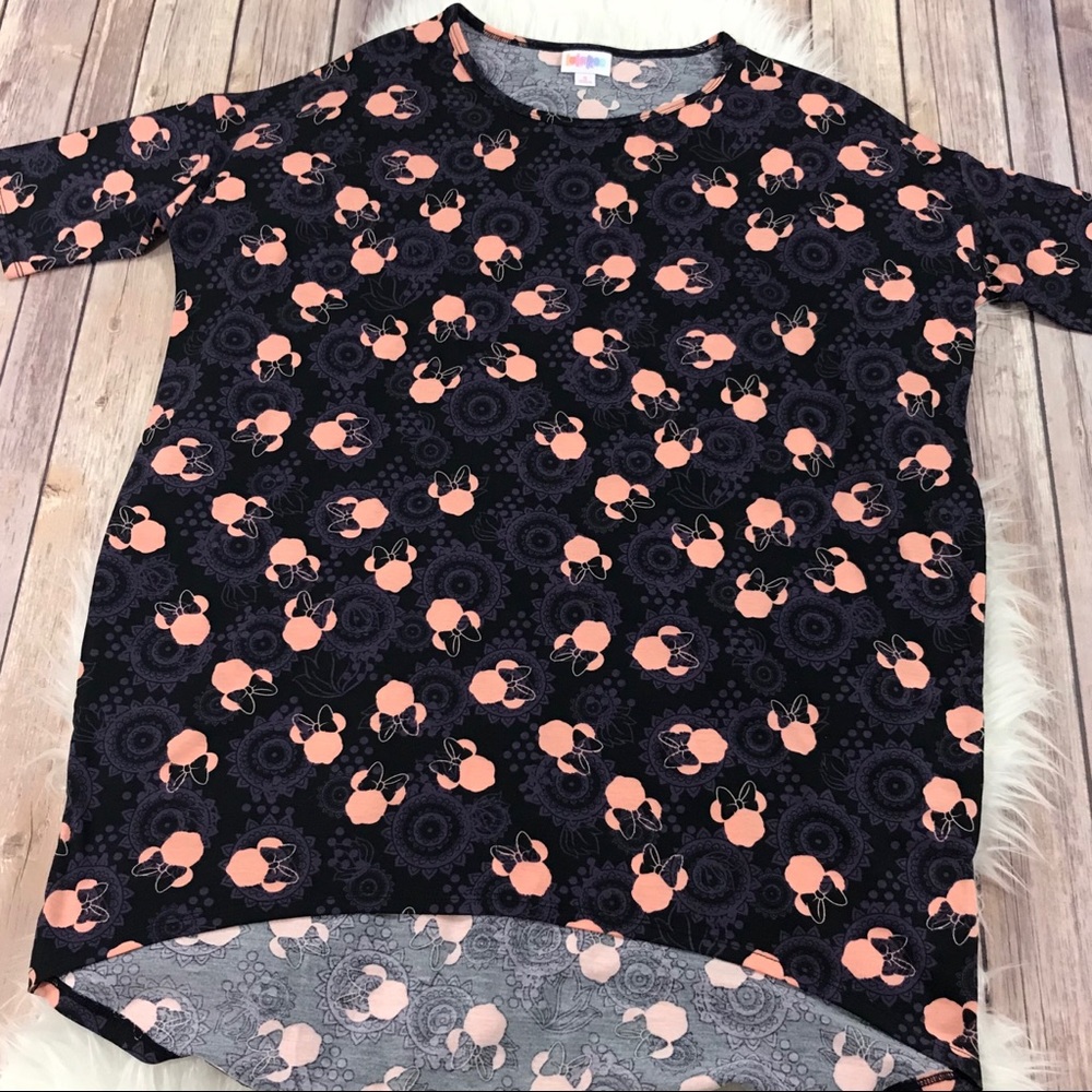 NWT LuLaRoe Minnie Mouse Irma Top Disney Sz Small
